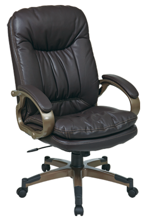 Office Star Exec.Expresso  Leather Chair #ECH83501