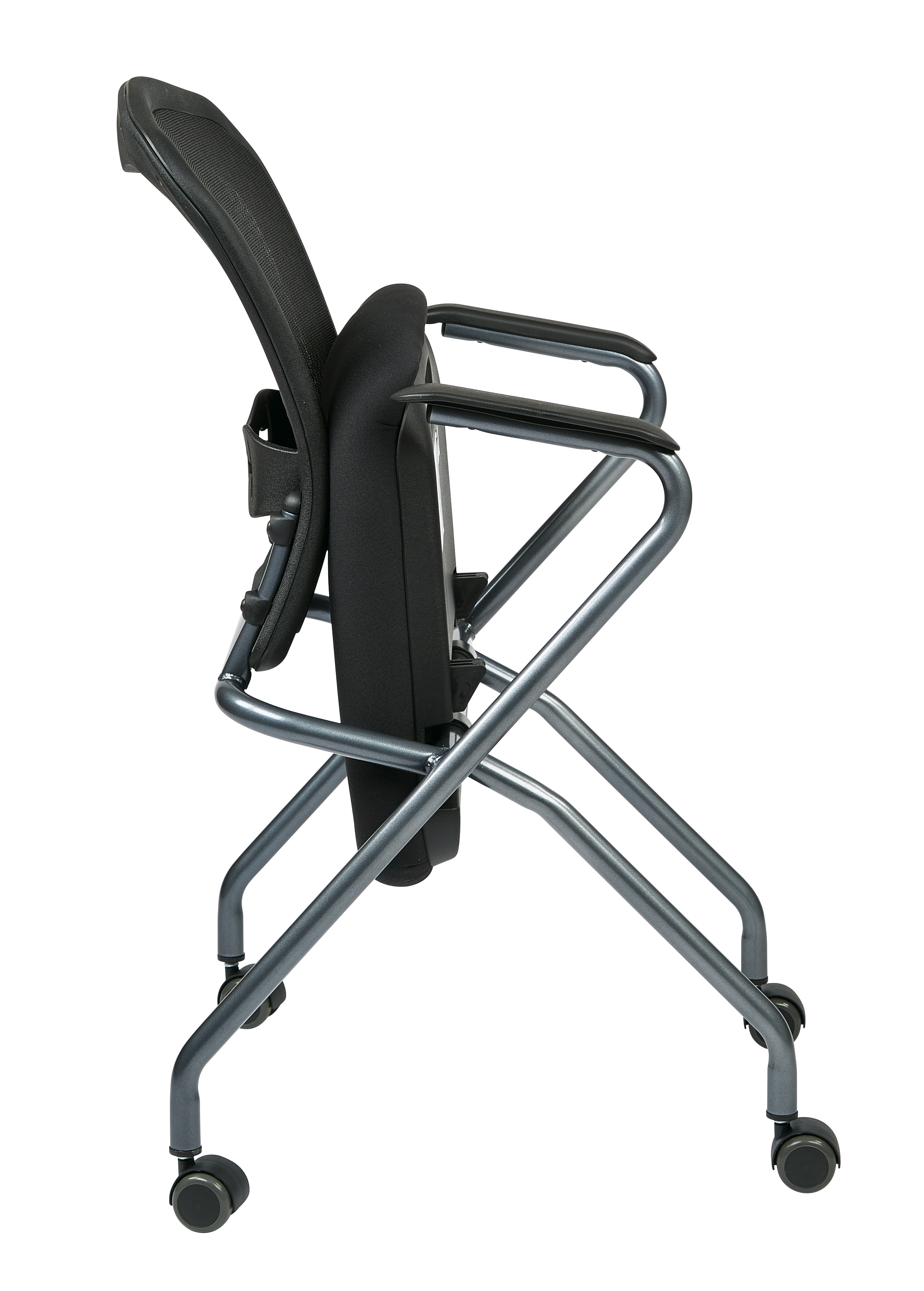 Office Star #84440-30 Pro Grid Folding Side Chair